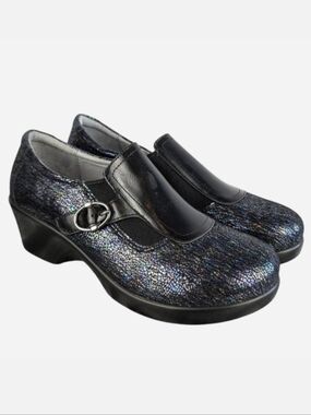 Alegria Enyah Myriad Iridescent Mary Jane Clog Slip Resistant EU 39 US 9